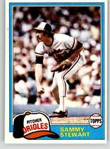 1981 Topps Base Set #262 Sammy Stewart