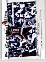 2026 Topps Flagship 2025 Greatest Hits #25GH-CW Caleb Williams