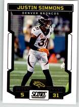 2023 Score Base Set #75 Justin Simmons