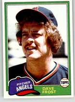 1981 Topps Base Set #286 Dave Frost