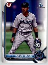 2022 Bowman Prospects #BP-111 Junior Sanchez