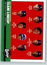 2001 Upper Deck Vintage #241 2000 Dodgers Lineup