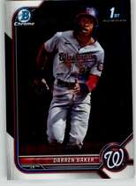 2022 Bowman Chrome Prospects #BCP-131 Darren Baker