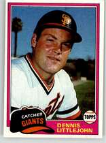 1981 Topps Base Set #561 Dennis Littlejohn
