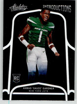 2022 Panini Absolute Introductions #INT-18 Ahmad Gardner