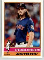 2025 Topps Heritage #454 Spencer Arrighetti