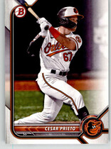 2022 Bowman Draft #BD-133 Cesar Prieto