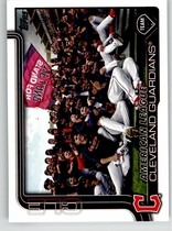 2025 Topps Base Set Series 2 #612 Cleveland Guardians Team Card