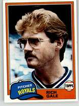 1981 Topps Base Set #544 Rich Gale