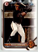 2022 Bowman Draft #BD-33 Reggie Crawford