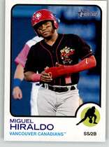 2022 Topps Heritage Minor League #68 Miguel Hiraldo