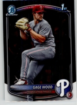 2025 Bowman Chrome Draft #BDC-4 Gage Wood