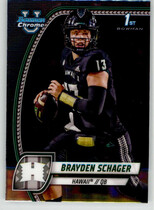 2024 Bowman Chrome University #25 Brayden Schager