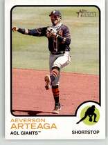 2022 Topps Heritage Minor League #58 Aeverson Arteaga