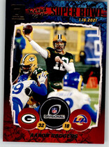 2021 Donruss Road to the Super Bowl #DR1 Aaron Rodgers