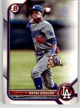 2022 Bowman Draft #BD-188 Rayne Doncon