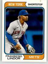 2023 Topps Heritage #401 Fransicso Lindor