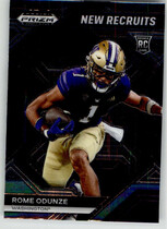 2024 Panini Prizm Draft Picks New Recruits #23 Rome Odunze