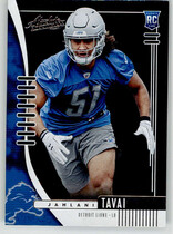 2019 Panini Absolute (Retail) #159 Jahlani Tavai