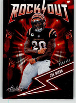 2023 Panini Absolute Rock Out #18 Joe Mixon