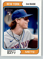 2023 Topps Heritage #265 Brett Baty