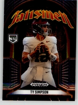 2025 Panini Prizm Black Talismen #25 Ty Simpson