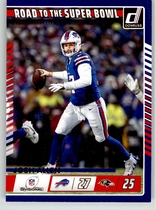 2025 Donruss Road to the Super Bowl Divisional Round #4 Josh Allen