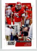 2019 Score Base Set #373 Dandre Walker
