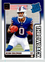 2024 Donruss Rated Rookies Throwback #42 Keon Coleman