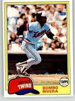 1981 Topps Base Set #256 Bombo Rivera