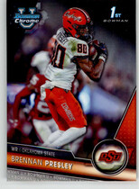 2023 Bowman Chrome University #195 Brennan Presley