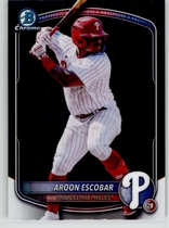 2025 Bowman Chrome Draft #BDC-98 Aroon Escobar