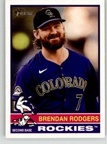 2025 Topps Heritage #293 Brendan Rodgers