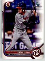 2022 Bowman Draft #BD-196 Brenner Cox