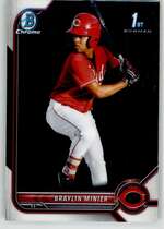 2022 Bowman Chrome Prospects #BCP-93 Braylin Minier