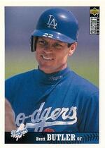 1997 Upper Deck Collectors Choice Teams Los Angles Dodgers #LA2 Brett Butler
