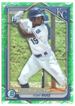 2024 Bowman Chrome Prospects Lunar Glow Refractor #BCP-80 Tony Ruiz