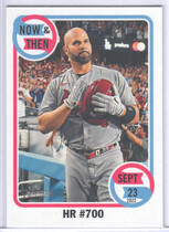 2023 Topps Heritage High Number Now & Then #NT-3 Albert Pujols