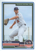 2023 Panini USA Baseball Stars & Stripes (Optichrome) #80 Paul Skenes