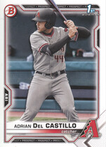 2021 Bowman Draft #BD-108 Adrian Del Castillo