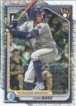 2024 Bowman Chrome Mega Box Prospects (Mojo Refractor) #BCP-160 Juan Baez