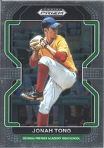 2022 Panini Prizm Draft Picks #PDP209 Jonah Tong