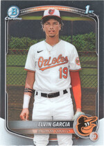2025 Bowman Chrome Prospects #BCP-124 Elvin Garcia