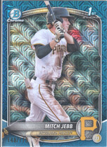 2025 Bowman Chrome Mega Box Prospects Blue Refractor #BCP-41 Mitch Jebb