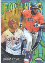 2025 Topps Chrome Fortune 15 #F15-9 Yordan Alvarez