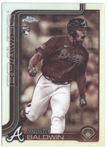 2025 Topps Chrome Update Sepia Refractor #USC96 Drake Baldwin