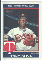 2025 Topps Heritage High Number 1976 Retires Holographic #76R-13 Tony Oliva