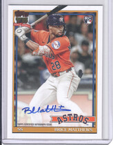 2026 Topps 1991 Topps Autos #91A-BM Brice Matthews