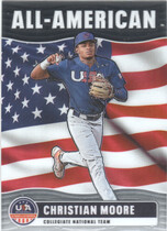 2026 Panini Prizm Stars & Stripes All-American #22 Christian Moore