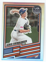 2026 Panini Prizm Stars & Stripes Silver Prizm #91 Jared Grindlinger